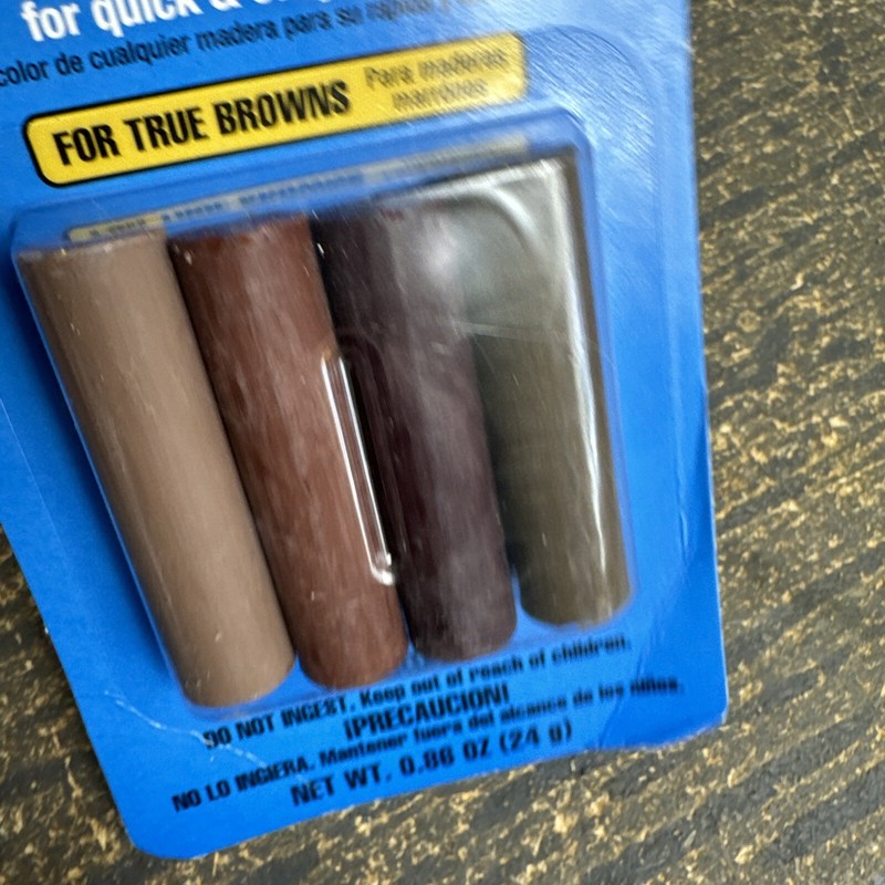 DAP Plastic Wood True Browns Blend Sticks Putty Repair Scratches Holes 0.86 oz gallery