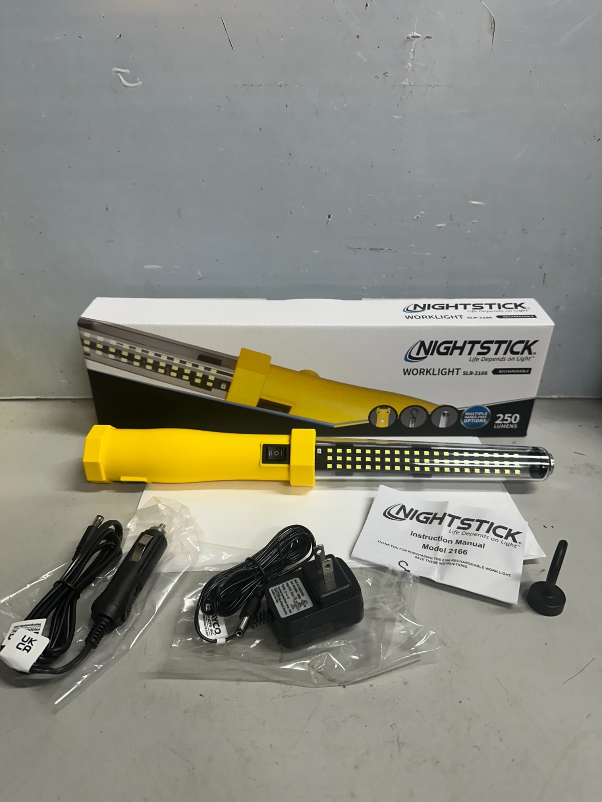 NIGHTSTICK SLR-2166 MULTI-POSITION RECHARGEABLE WORK LITE 250 LUMENS FREE SHIP gallery