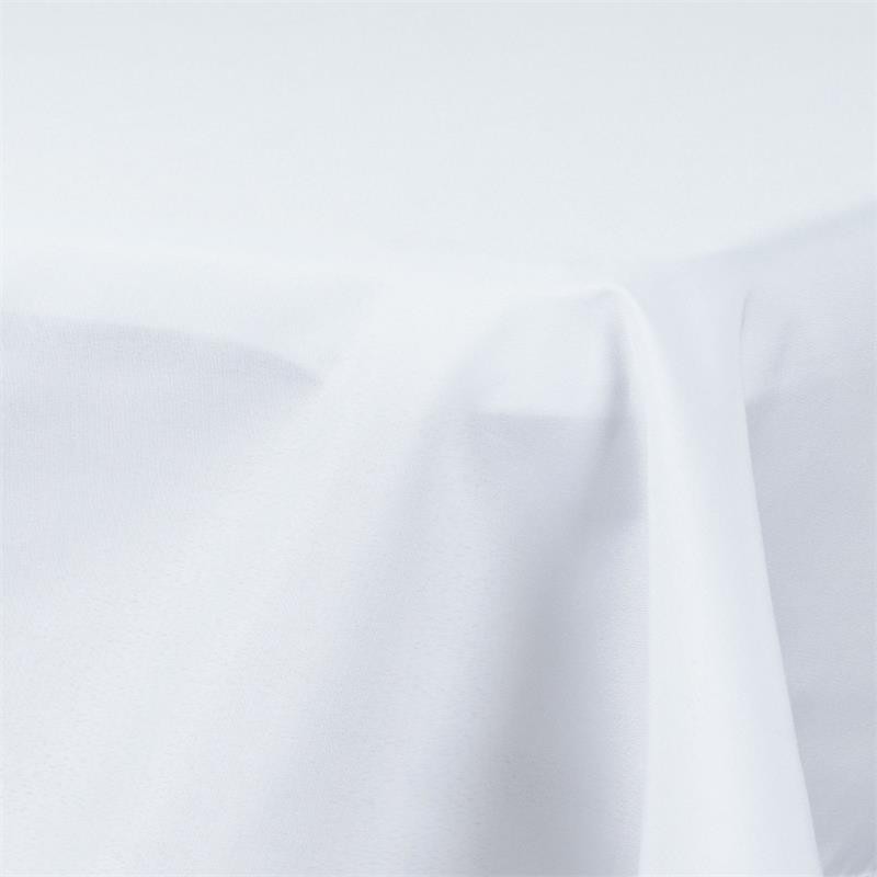 72x120" White PREMIUM RECTANGLE Polyester TABLECLOTH Catering Linens Home SALE gallery