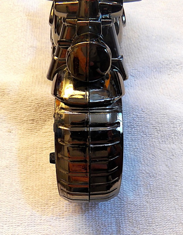 New Motorcycle Alarm Clock Battery Operated 8 1/2 x 4 3/4 x 2 1/8 inches Plastic gallery