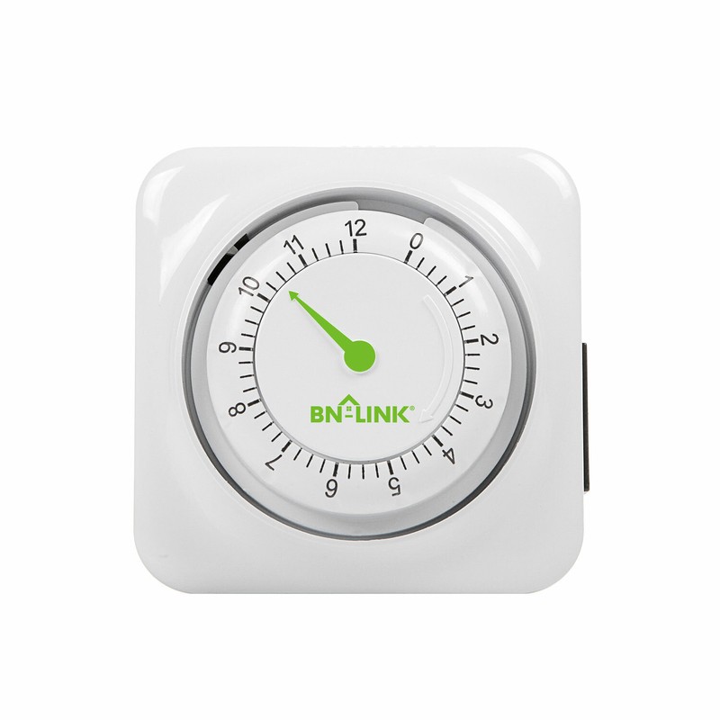 BN-LINK 12 hour mechanical countdown Grounded timer 3 Prong outlet Energy Saving gallery