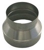Greenseam Grr12p6pga26 Round Reducer, 12 In X 6 In Duct Dia, Galvanized Steel, gallery