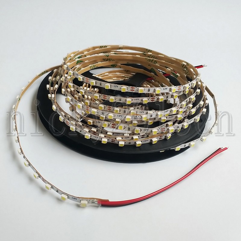 3mm Width 12V 3528 LED Flexible Strip Light Tape Narrow 96LEDs /m Non Waterproof gallery