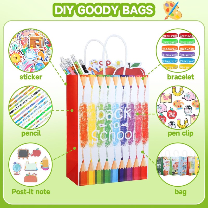 98 Pcs Back to School Stationery Set for Kids Includes Pencils Silicone Wrist... gallery
