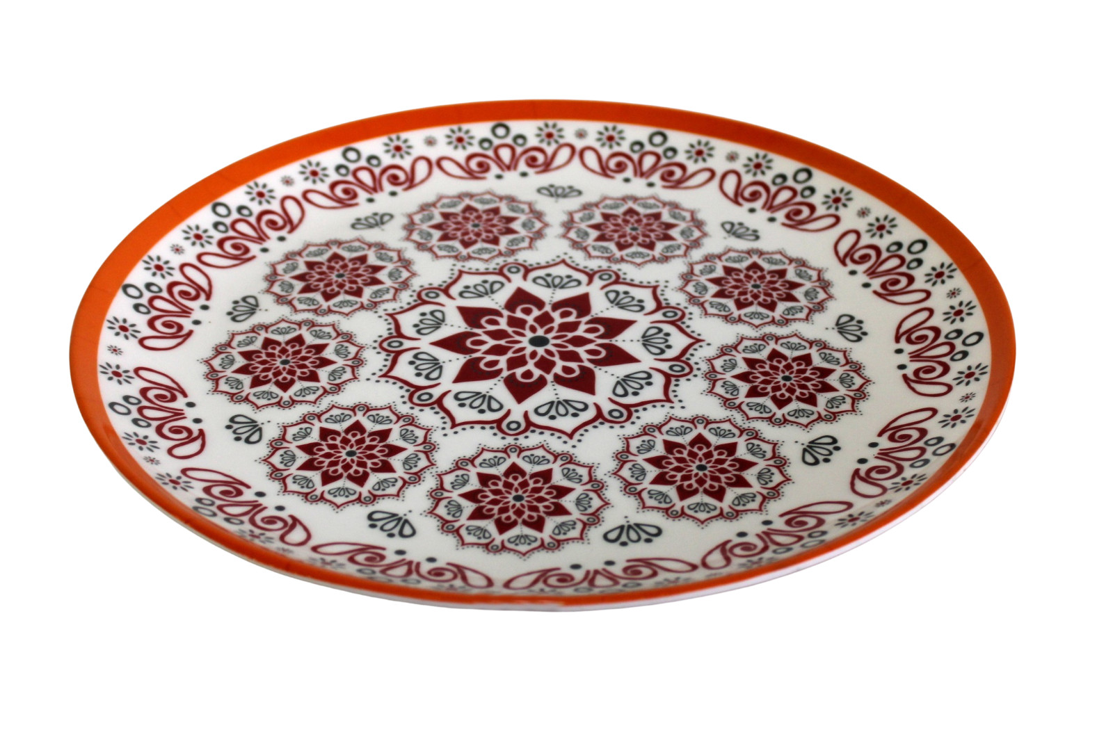 2-Pack 11” Melamine Plates – Mandala Design for Dinner, Serving, or Outdoor Use gallery