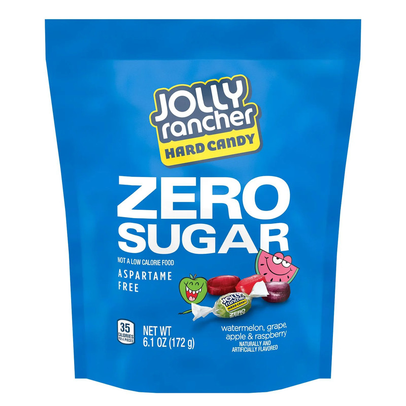 New Jolly Rancher Zero Sugar Assorted Fruit Flavored Hard Candy 6.1 oz Pack of 2 gallery