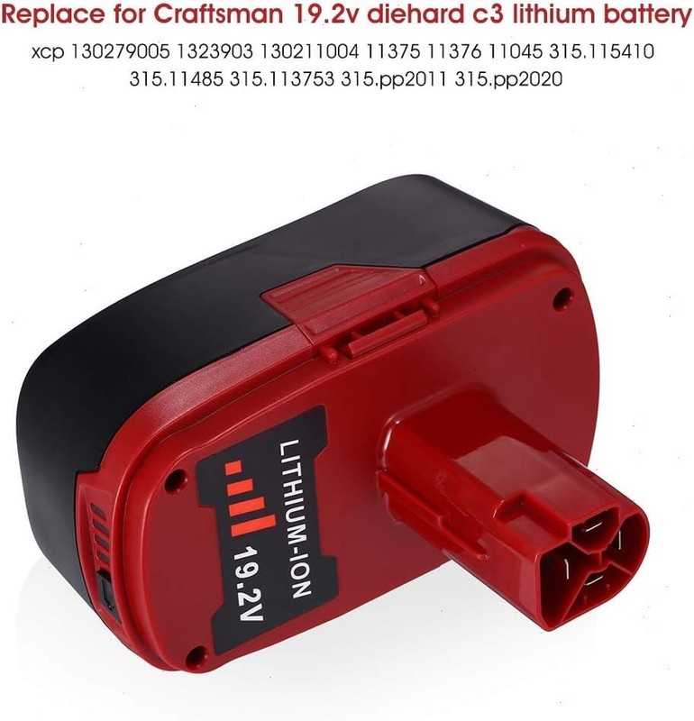 2pack 19.2 Volt XCP 8.0Ah Lithium Battery For Craftsman C3 Diehard PP2025 PP2030 gallery