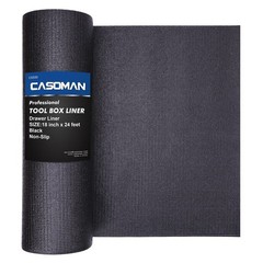 CASOMAN Professional Tool Box Liner and Drawer 18 18″W x 18″L, Black