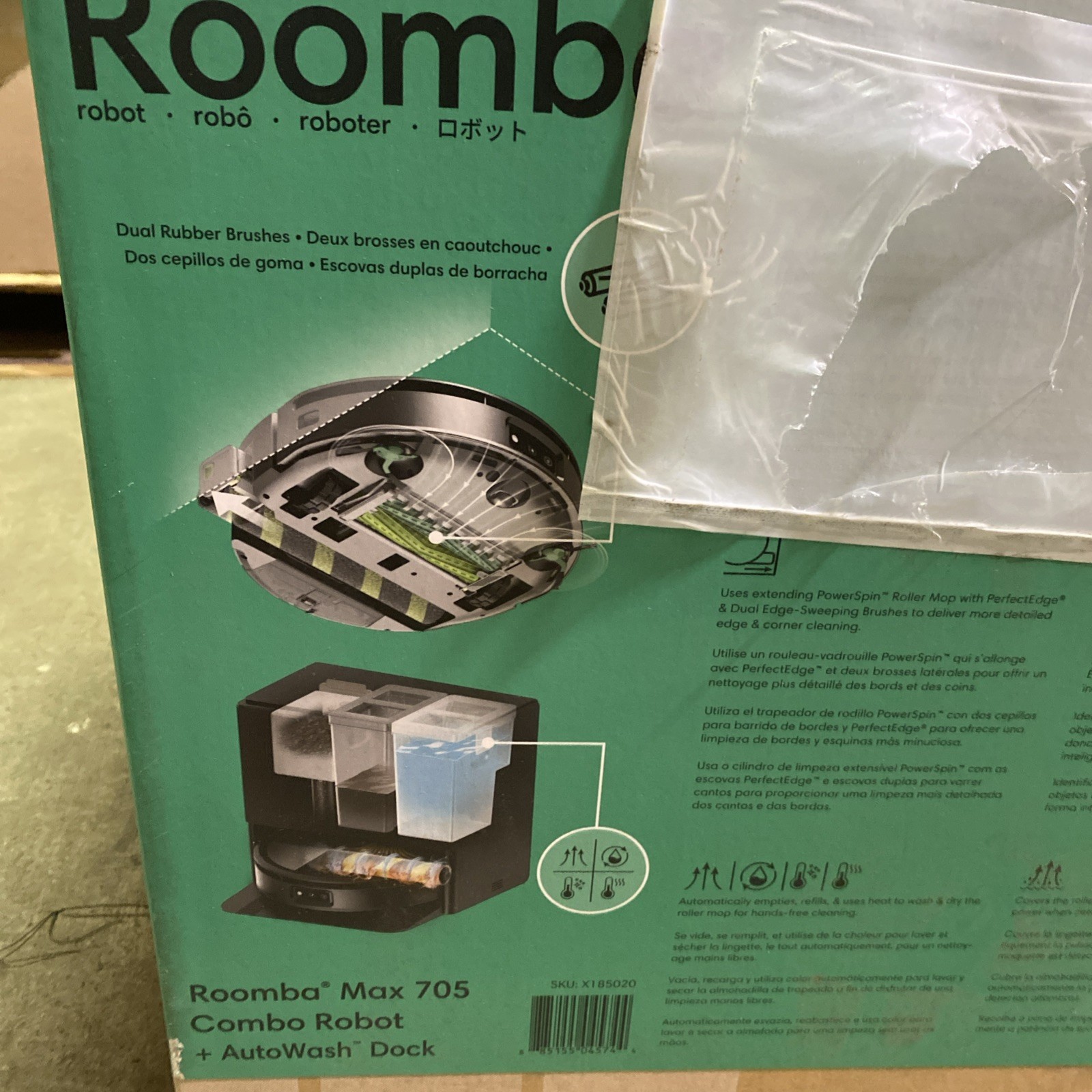 iRobot Roomba Max 705 Robot Vacuum + Auto Empty Dock LiDAR Navigation gallery