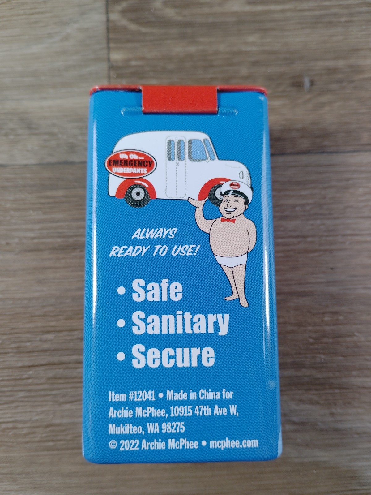 Archie McPhee Uh Oh... Emergency Underpants One Pair Fist Most Adults Funny Joke gallery