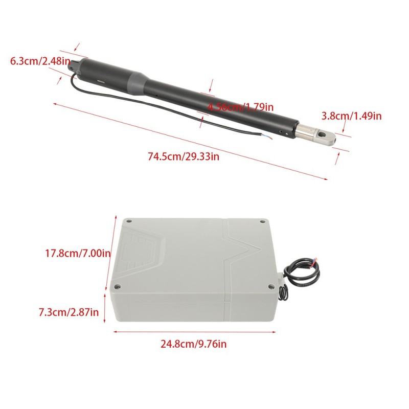 Electric Automatic Arm Dual Swing Gate Opener Dual Swing Arm Gate Opener 300mm gallery