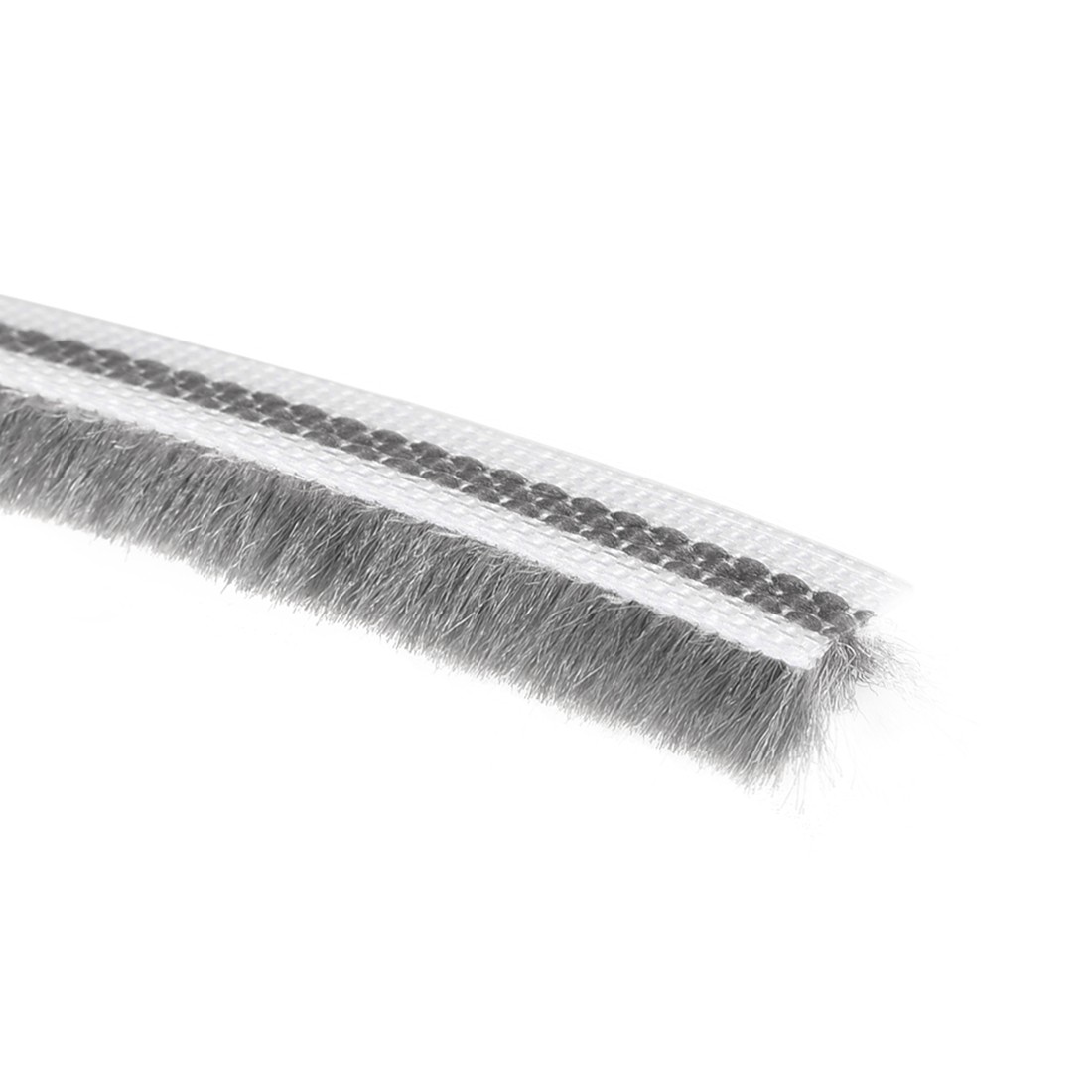 Brush Weather Stripping, 5M/16.4Ft Card-Slot Elastic Brush, 7x6mm/WxH gallery