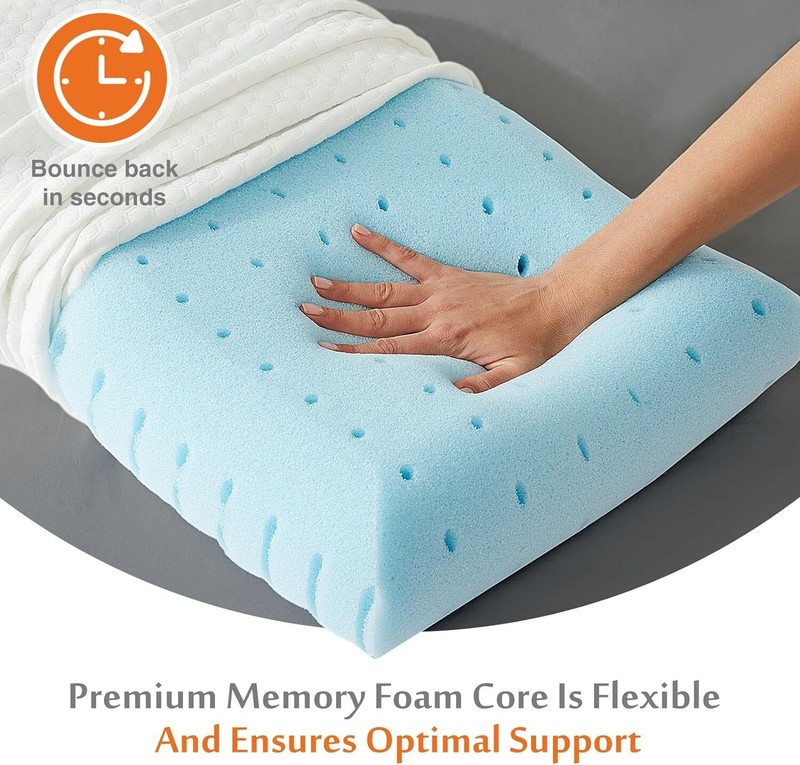Bed Memory Foam Pillow Soft and Comfortable Standard Size Pillows for Sleeping gallery
