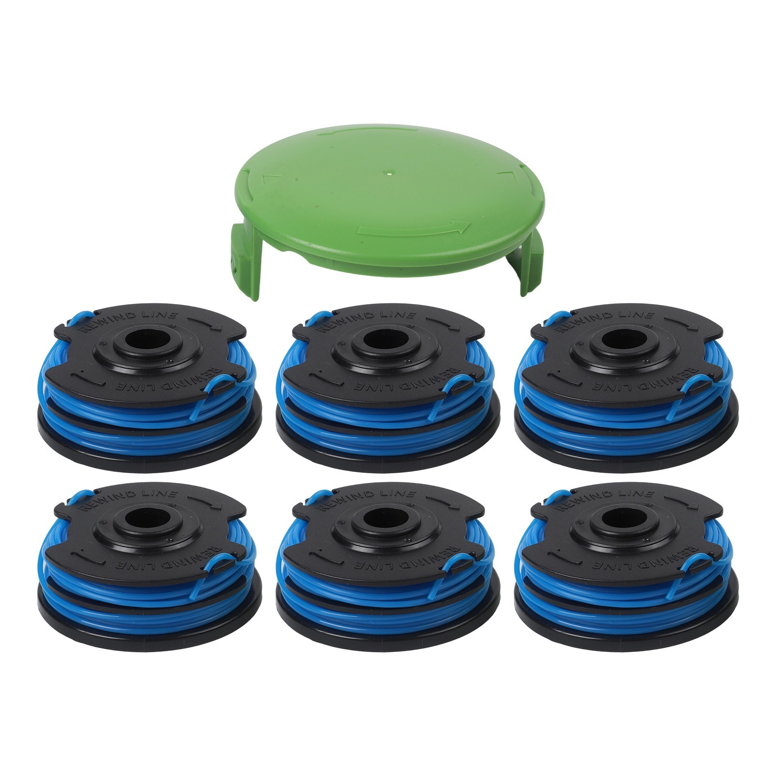 Compatible Spool Set for Greenworks 21212 21272 Includes 6 Spools 1 Cap gallery