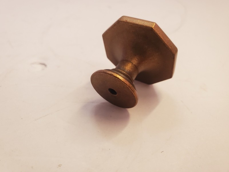 Antique Brass Zinc Alloy Cabinet Knobs - 6 Pack Single Hole Center... gallery