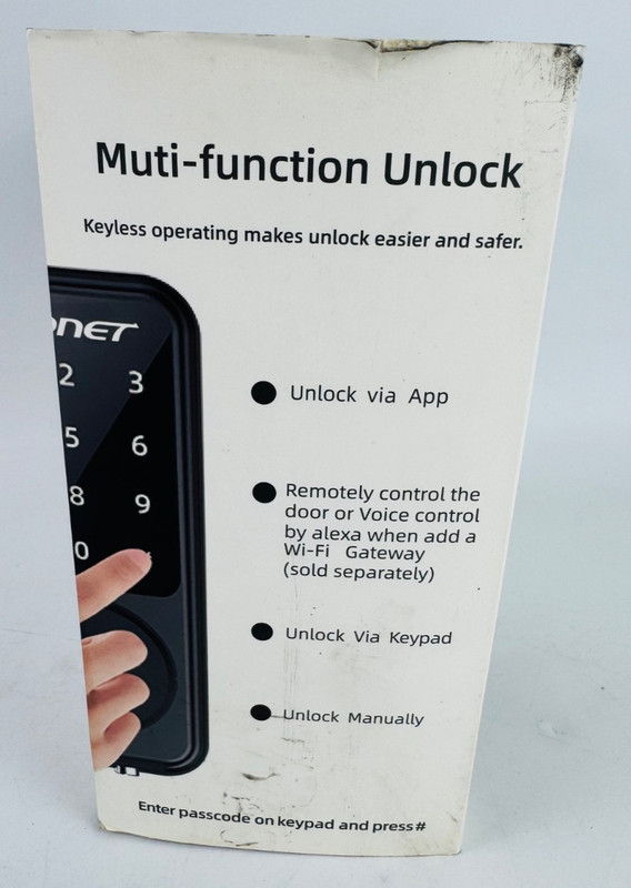 Smart Lock, Smonet Touchscreen Keypad Deadbolt, Keyless Door Entry For Exterior gallery