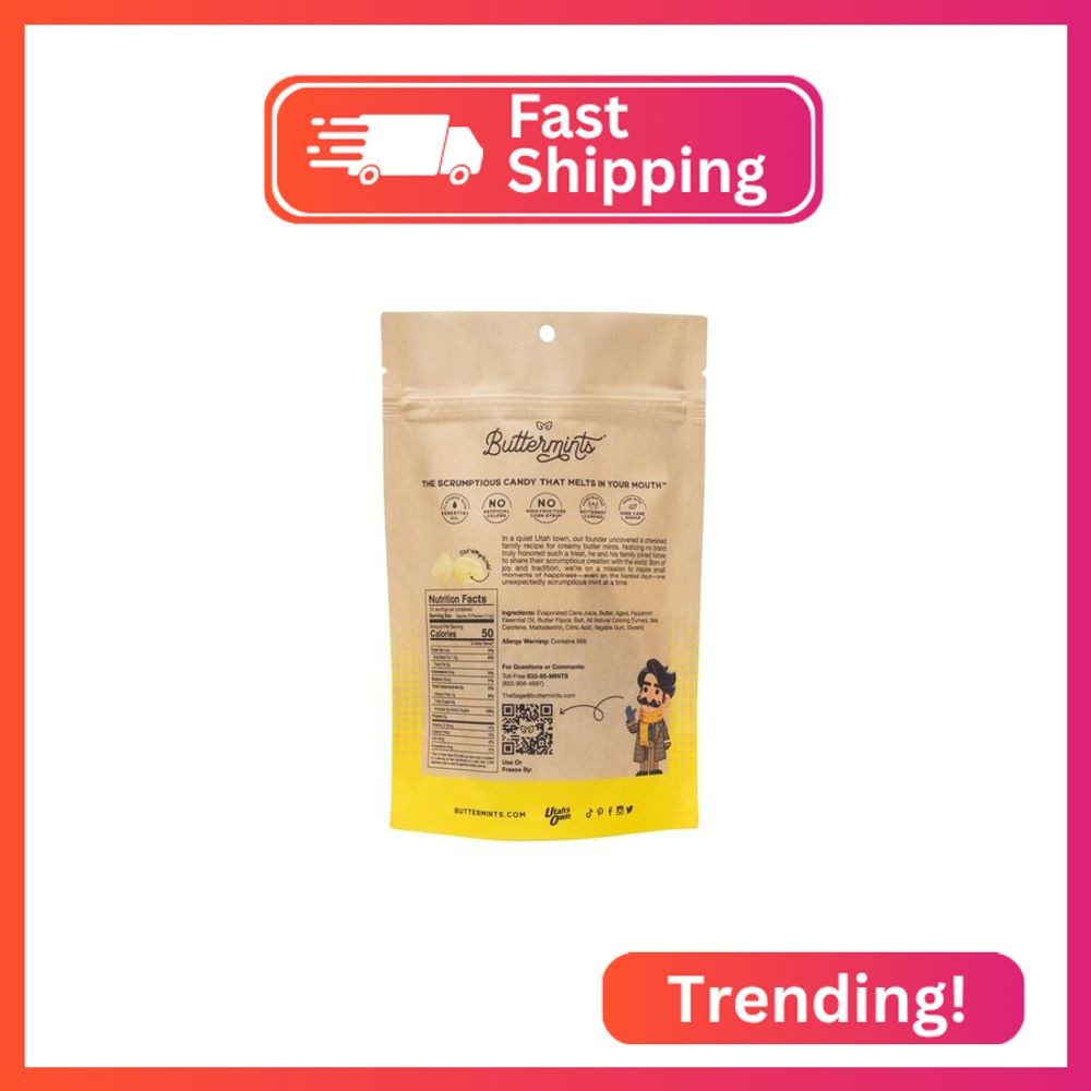 Buttermints Original | Butter Mints Yellow Gold Candy Soft Butter Taste | Unexpe gallery
