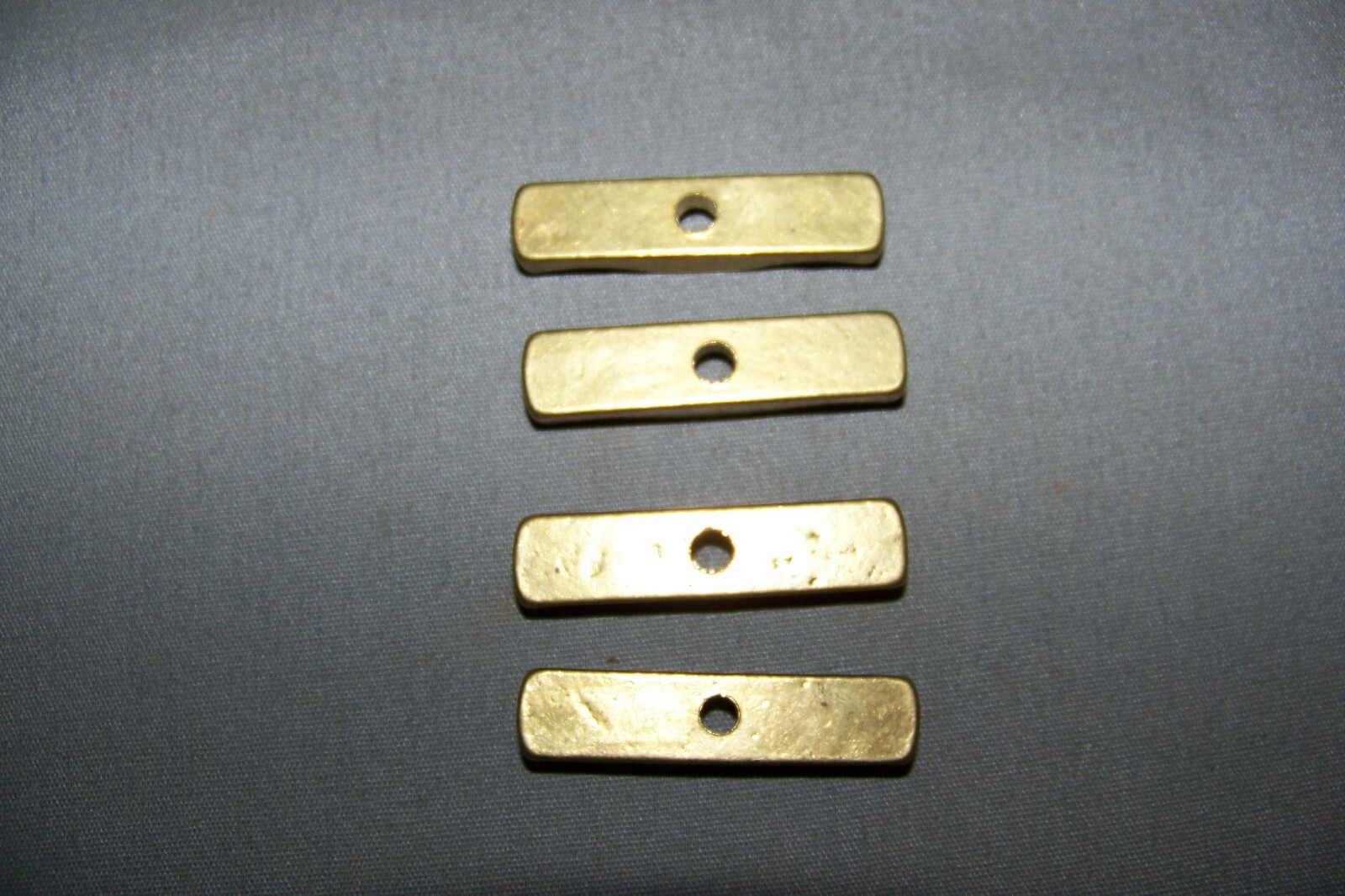 Four, Small, Solid Brass, Turn Knobs, For Cabinets, Or Hutches - SEE INFO gallery