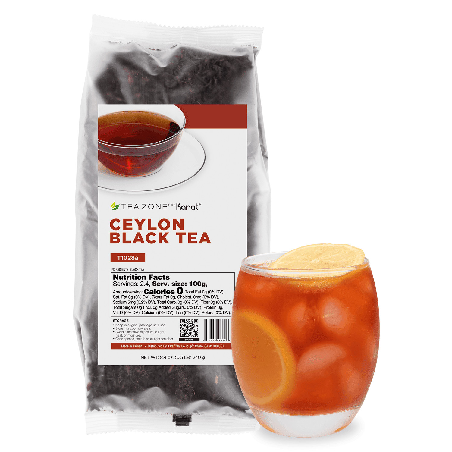 Tea Zone Ceylon Black Tea Leaves - Bag (8.4 oz) gallery