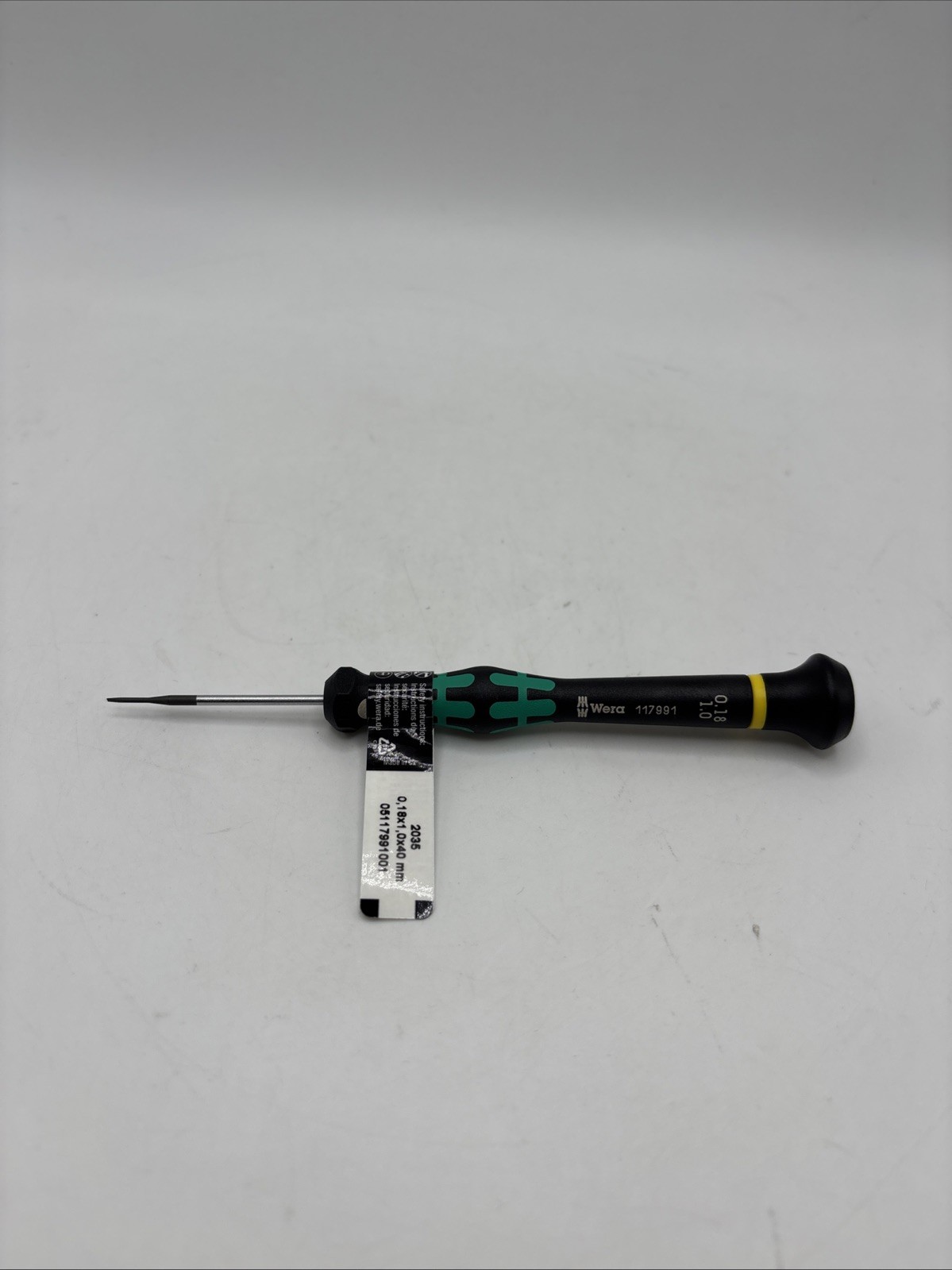 Wera 05117991001 2035 Micro Precision Slotted Screwdriver 1.0 x 40mm gallery