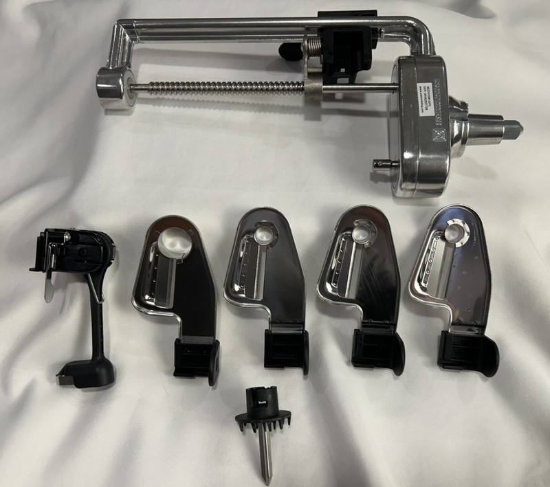 KitchenAid KSM1APC Spiralizer Attachment Peel Core Slice 5 Blades*New*Mint Cond* gallery