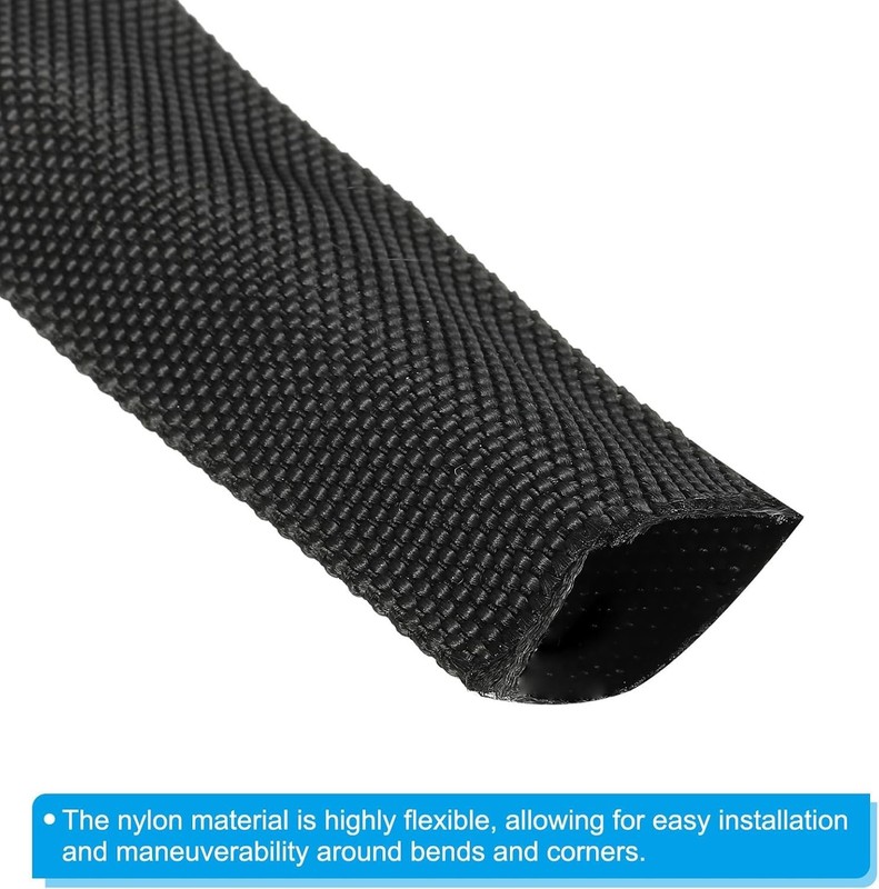 Versatile 3.3FT Nylon Hose Sleeve – Shielding for Hoses in Extreme Conditions gallery