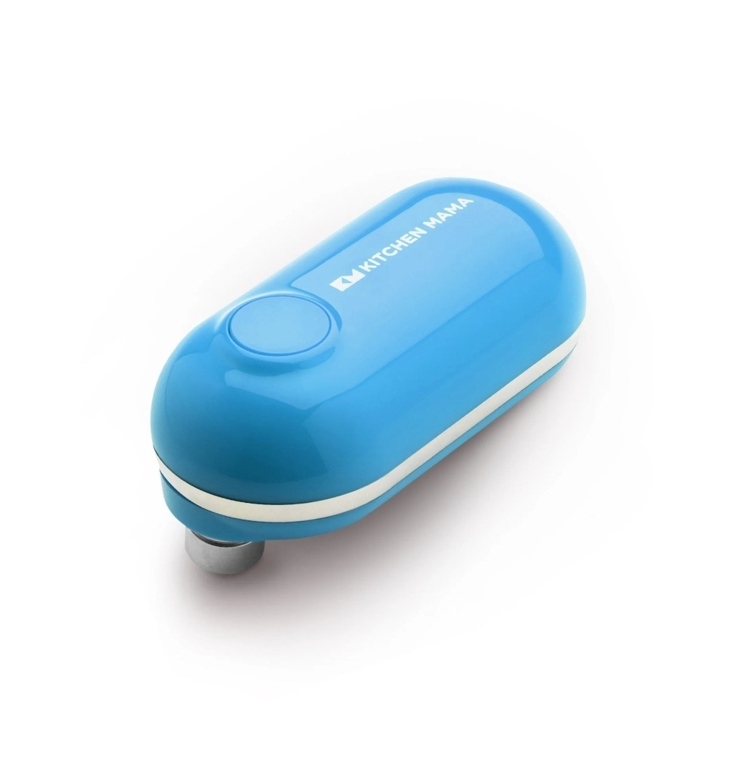 Kitchen Mama Mini Electric Can Opener Magnetic Clean Edge (Blue) CO1205-B [G1] gallery