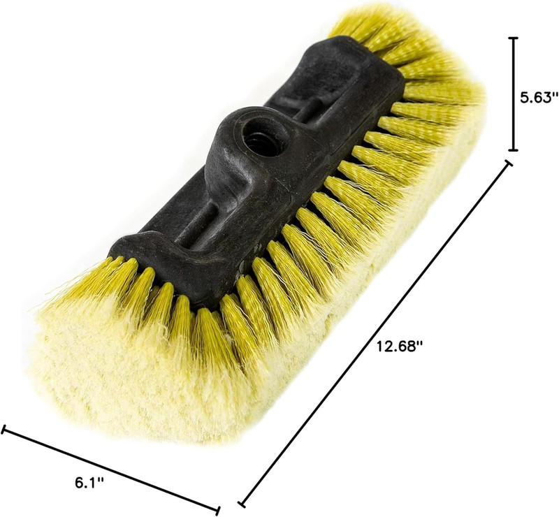 DOCA Scrub Brush Attachment for Long Handle Extension Pole - Outdoor Broom and S gallery