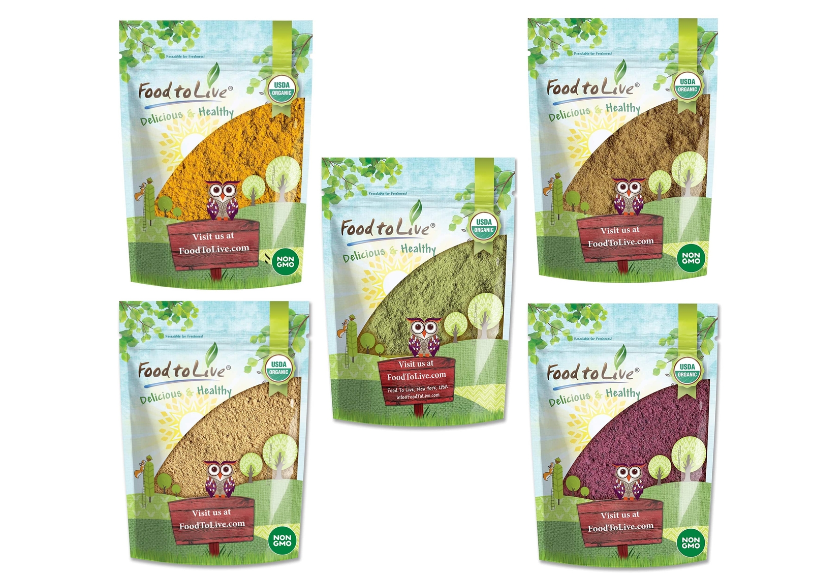 Organic Essential Powders Gift Box - Non-GMO, Kosher, Vegan gallery