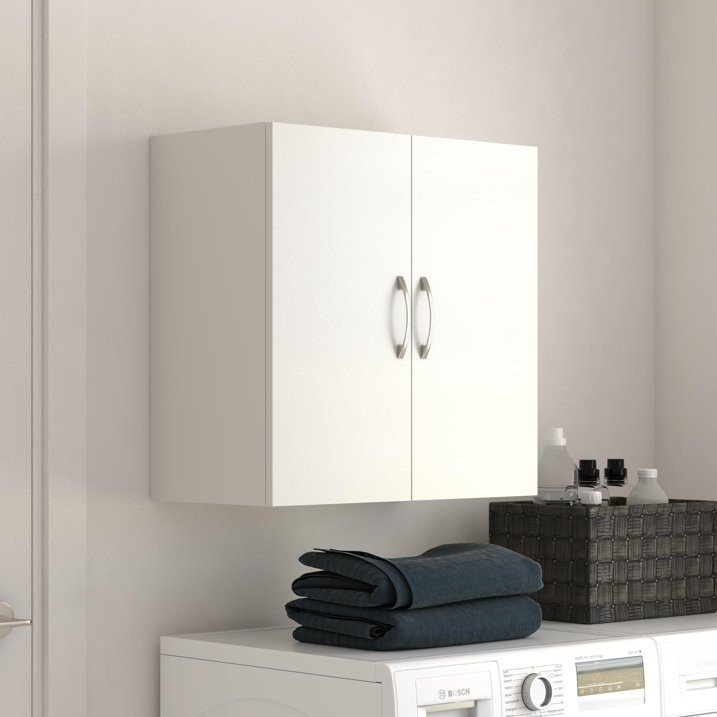 Systembuild Evolution 24" x 24" Wall Mounted Cabinet White Utility Room Storage