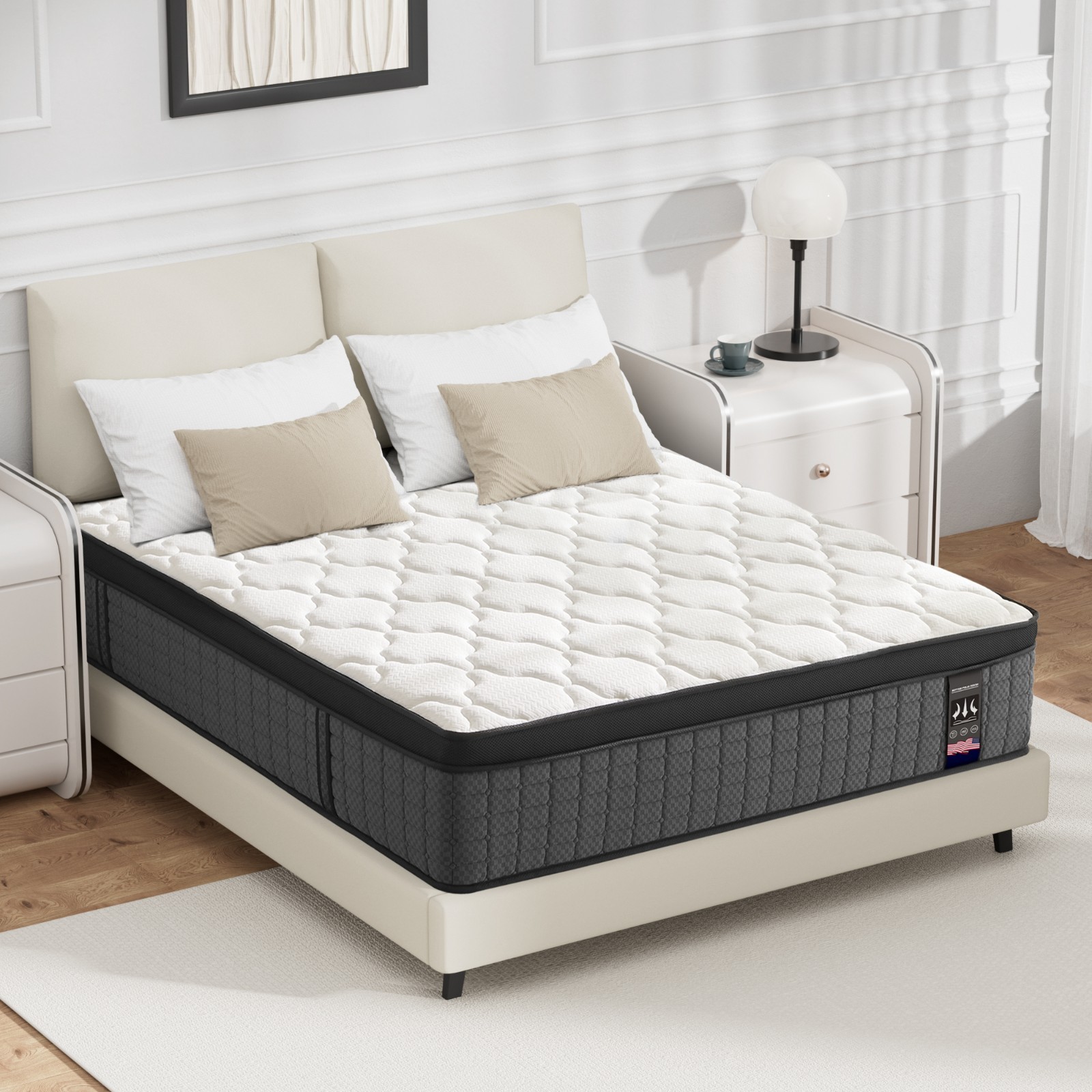 14" Gel Memory Foam Hybrid Spring Mattress Twin/Twin XL Full Queen King In A Box gallery
