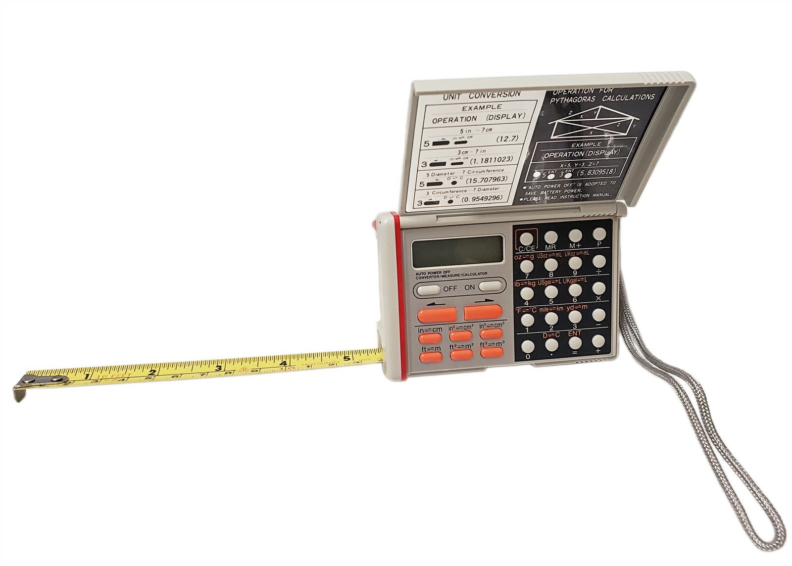 Mitutoyo 16 Foot Ft. / 5m Tape Measure (in/mm) with Calculator- High Quality! gallery