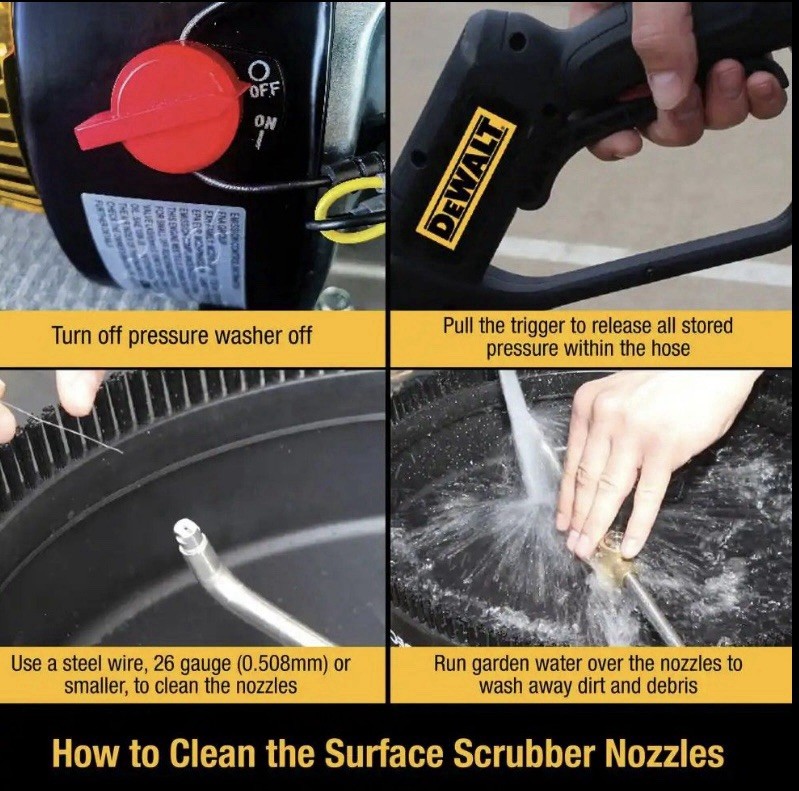 DEWALT 18" Surface Cleaner for Pressure Washer Steel Deck 3700 Psi gallery