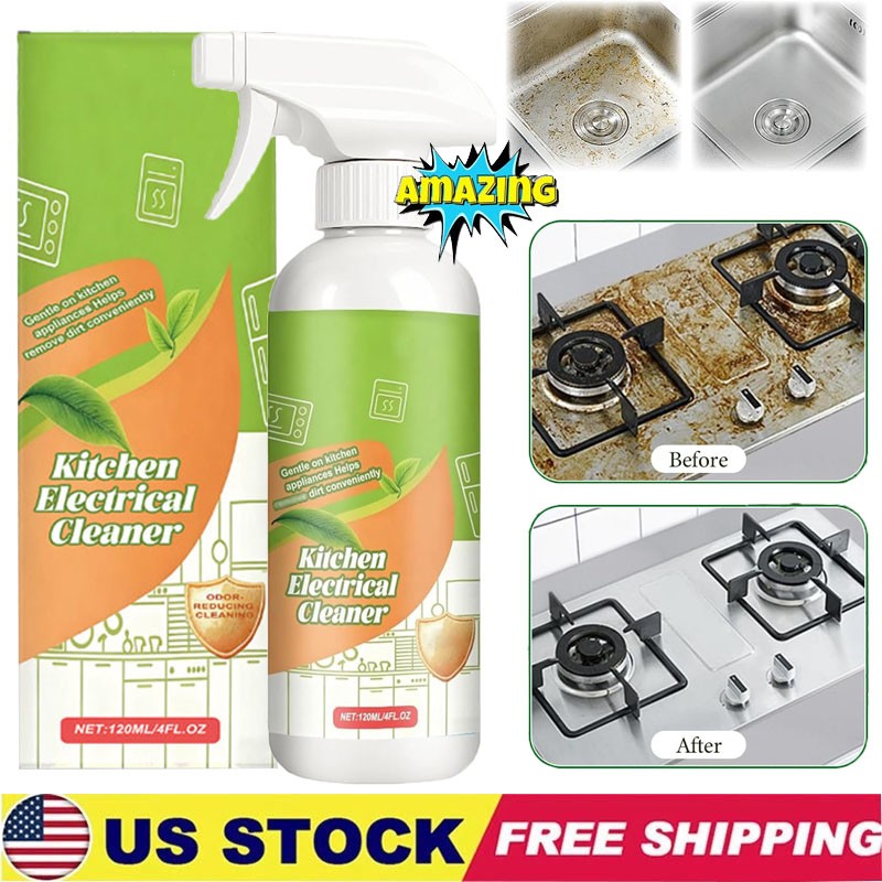 120ML Electrolyzed Ion Kitchen Cleaner Spray, Cleanse Kitchen Appliance Cleaner gallery