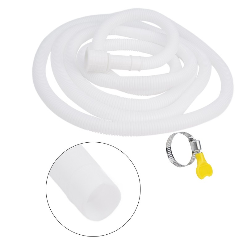 Easy Water Draining Solution 15M White Drain Hose Pipe for Faucet Accessories gallery