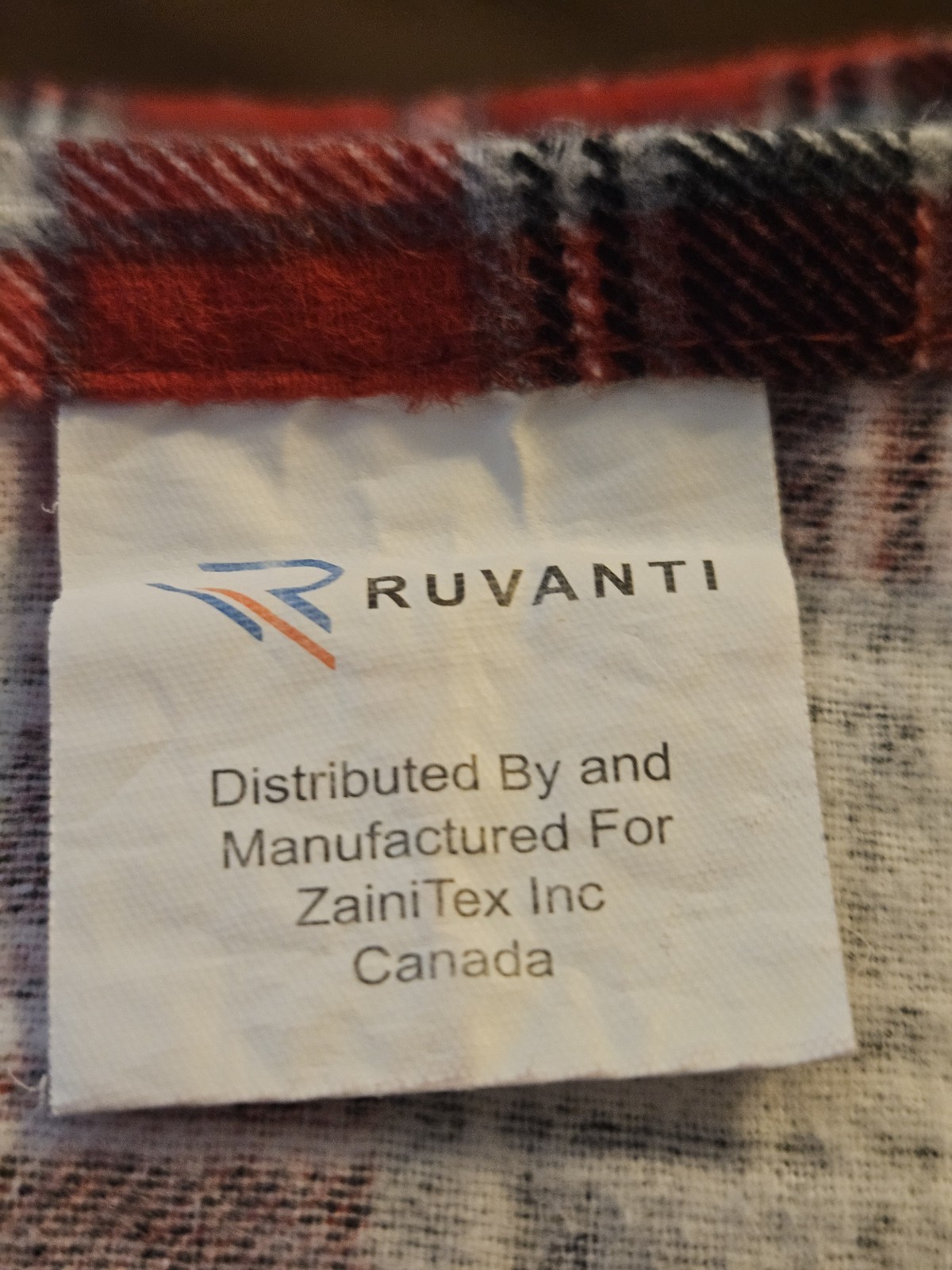 Full Size Flannel Sheet Set Ruvanti Black And Red Plaid 100% Cotton Deep Pocket gallery