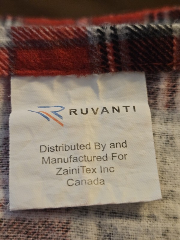 Full Size Flannel Sheet Set Ruvanti Black And Red Plaid 100% Cotton Deep Pocket gallery