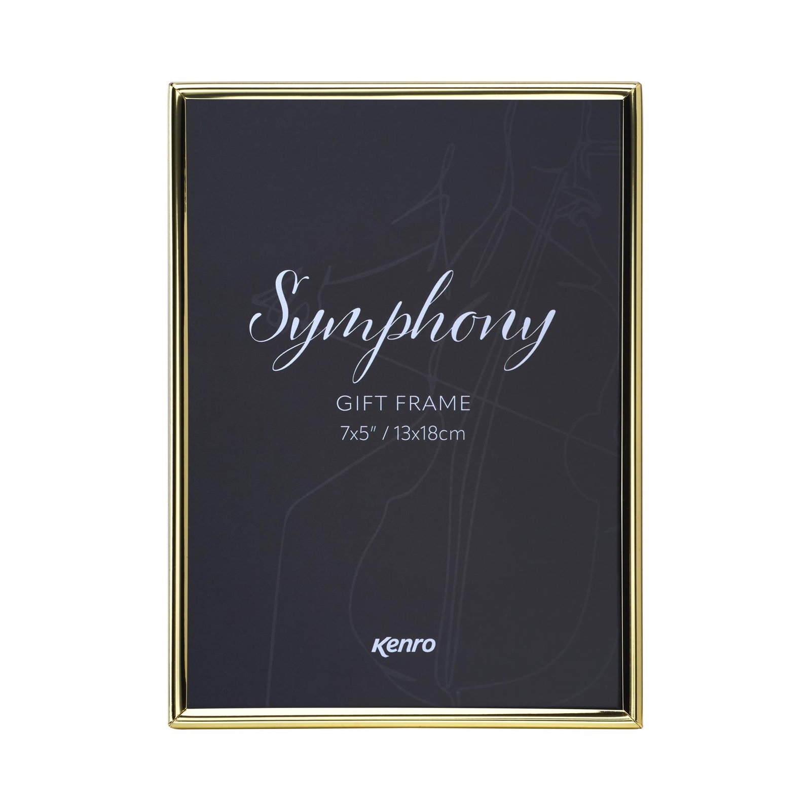 Kenro Symphony Gold Photo Frame Sizes 6x4" / 10x15cm - 8x10" / 20x25cm gallery