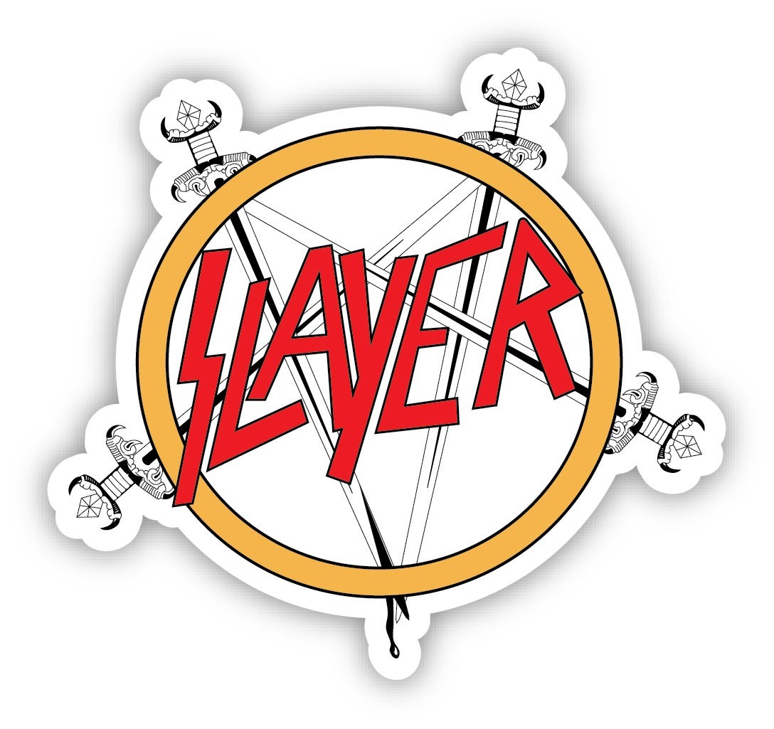 SLAYER Vinyl Sticker Decal *4 SIZES* Thrash Metal Vinyl Bumper WALL gallery