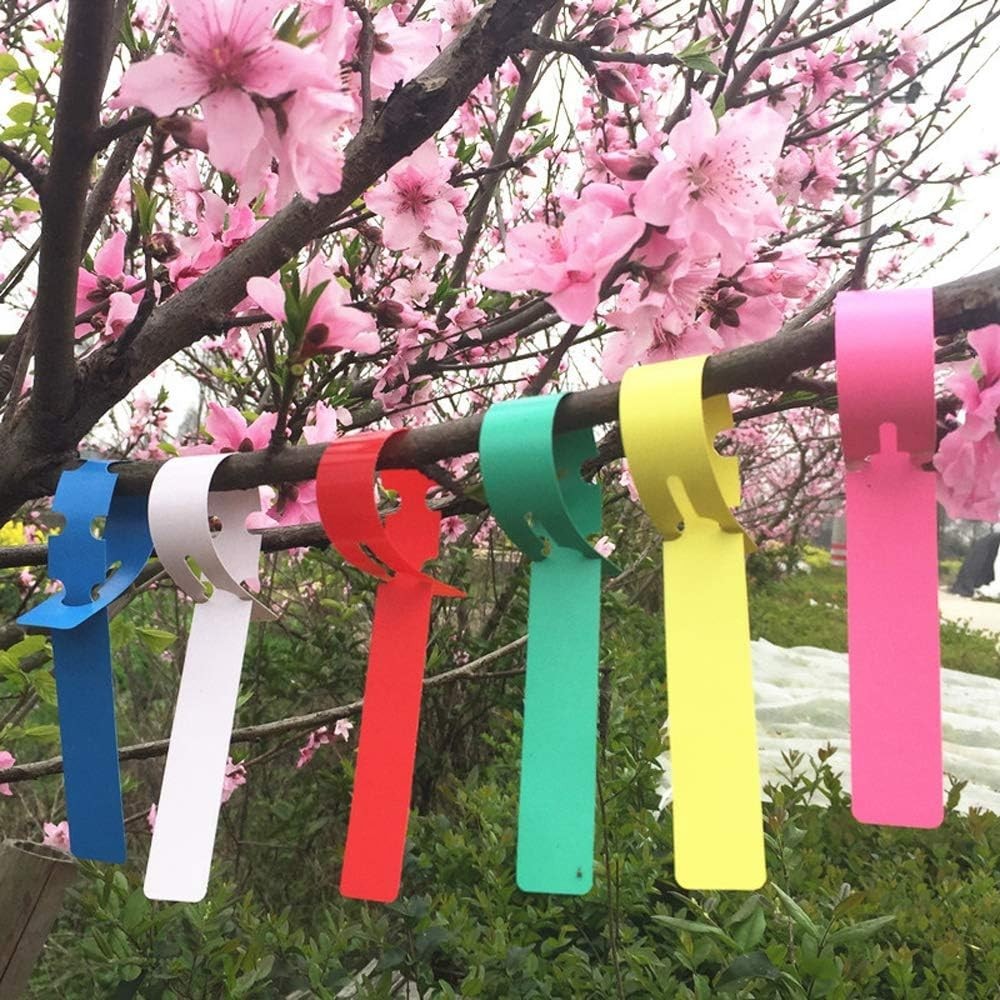 120Pcs 6 Colors Plastic Plant Labels Wrap Around Tree Tags Markers Plant Tags gallery