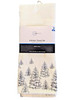 Trees and Snow Stripes Kitchen Towels 3-Pc 15 X 25-In Green White Cotton Gift gallery