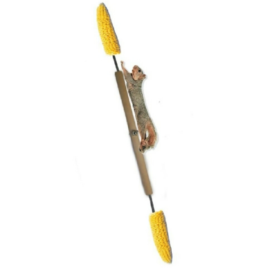 SQUIRREL SPINNER CORN FEEDER FUN! SQUIRRELS LOVE IT SEWF2150 FREE SHIP NEW gallery
