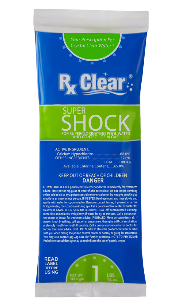 Rx Clear Stabilized Chlorine Tabs and Super Shock Kit (Various Options) gallery