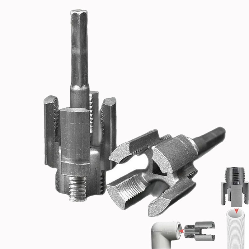 Integrated Internal & External Pipe Threading-Tool, PVC Pipe Threader Kit USA gallery