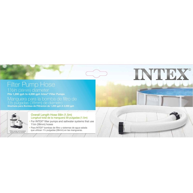 Intex 1.5" Diameter Accessory Pool Pump Replacement Hose (Open Box)(6 Pack) gallery