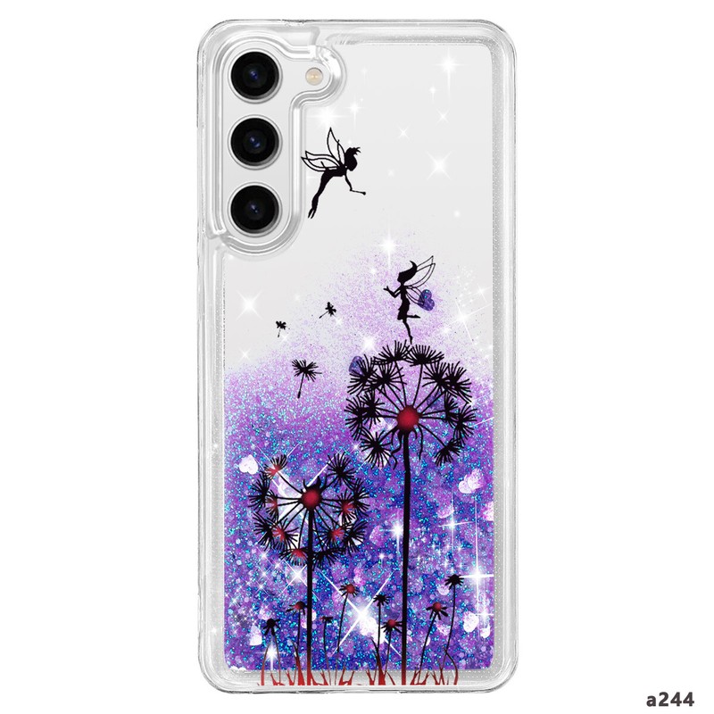 Pretty Liquid Glitter Phone Case Siilcone Cover For Samsung S23 S24 A16 A05s A35