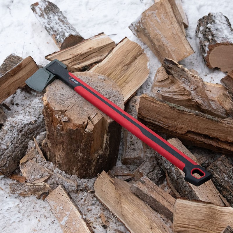 Intertool 28 Chopping Axe Tree Felling Ax Tool Deeper Cuts Wood Splitting gallery