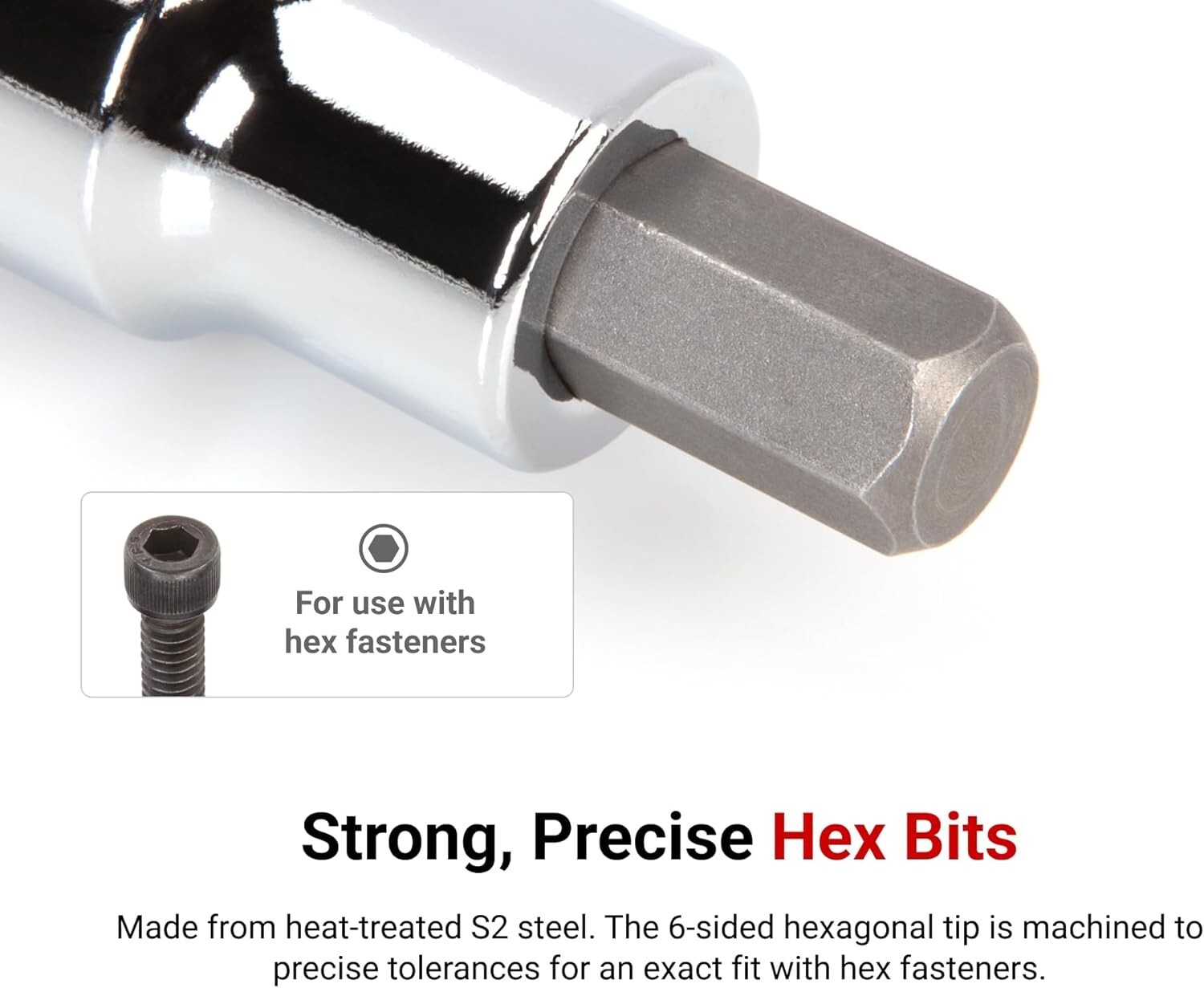 3/8 Inch Drive Long Hex Bit Socket Set, 18-Piece (1/8-3/8 in.,3-10 mm) SHB91303 gallery