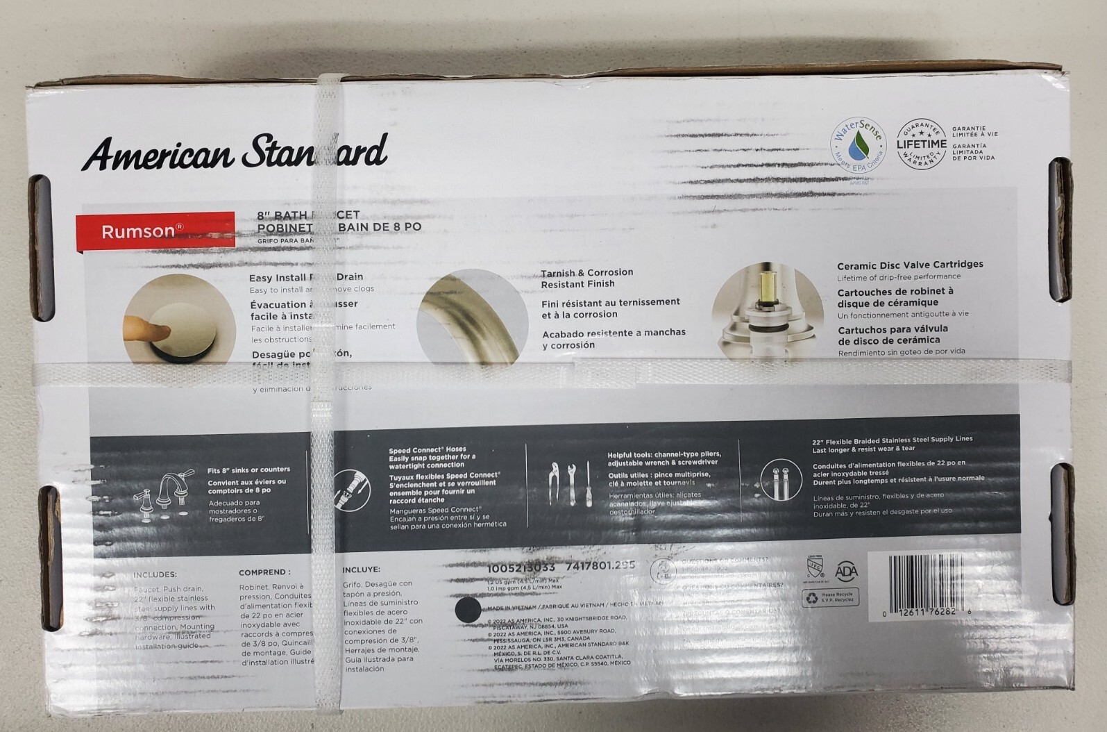 American Standard Rumson 8" 2-Handle Widespread Bathroom Faucet - Brushed Nickel gallery