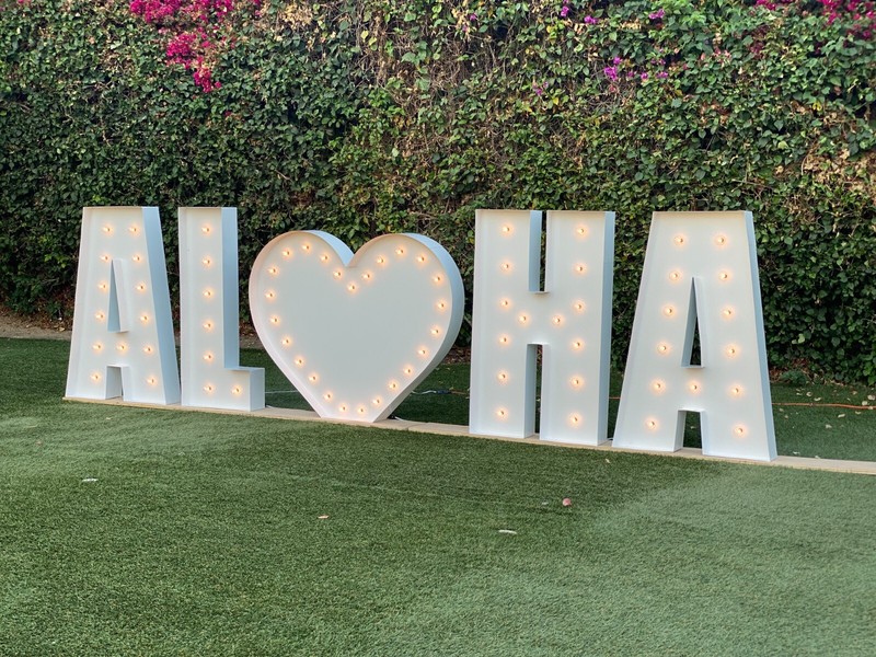 Extra Large Marquee Letters 5ft Tall |Giant Light Up Letters and Numbers 5ft 6ft gallery